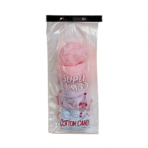 231-3063 Super Jumbo Floss Bags for Cotton Candy, 500/Case