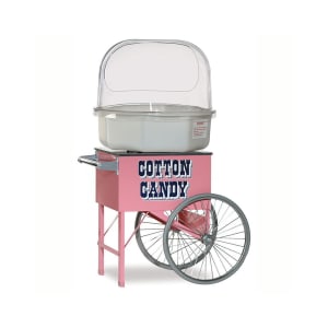 231-3149 Food Cart for Cotton Candy w/ Graphics, 20"L x 20"W x 38"H, Pink