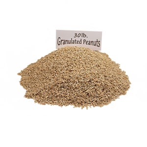 231-4128 30 lb Granulated Peanuts Topping for Caramel Apples, Ice Cream
