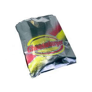231-5437 Disposable Cheeseburger Foil Hot Dog Sandwich Bags, 1,000/Case