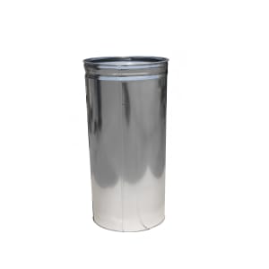 125-15DTL 15 gal Round Rigid Trash Can Liner, Metal - Galvanized Steel