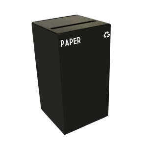 125-28GC02CB 28 gal Paper Recycle Bin - Indoor, Fire Resistant