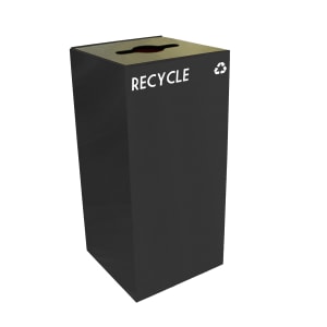 125-32GC04CB 32 gal Multiple Materials Recycle Bin - Indoor, Fire Resistant