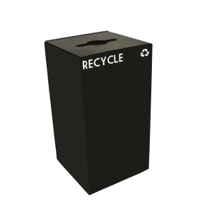 125-28GC04CB 28 gal Multiple Materials Recycle Bin - Indoor, Fire Resistant