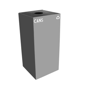 125-32GC01SL 32 gal Cans Recycle Bin - Indoor, Fire Resistant