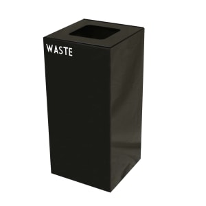 125-32GC03CB 32 gal Indoor Decorative Trash Can - Metal, Charcoal