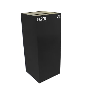 125-36GC02CB 36 gal Paper Recycle Bin - Indoor, Fire Resistant