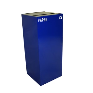 125-36GC02BL 36 gal Cans Recycle Bin - Indoor, Fire Resistant