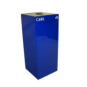 125-36GC01BL 36 gal Cans Recycle Bin - Indoor, Fire Resistant