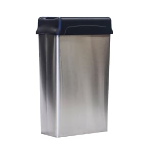 125-70HTSS 22 gal Indoor Decorative Trash Can - Metal, Stainless Steel