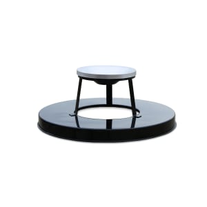 125-M3601ATLBK Trash Can Top Cigarette Receptacle - Decorative Finish