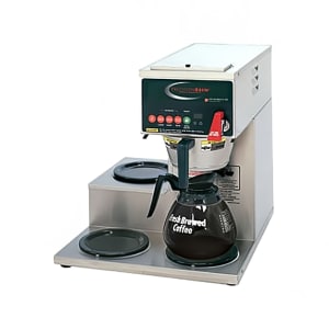 131-B3WL120208 Low Volume Decanter Coffee Maker - Automatic, 1/2 gal/hr, 120/208v