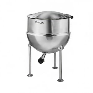 167-FT60 60 gal Steam Kettle - Stationary, 2/3 Jacket, Direct Steam