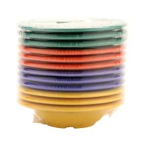 284-B86MIX 8 oz Round Melamine Dinner Bowl, Assorted Colors
