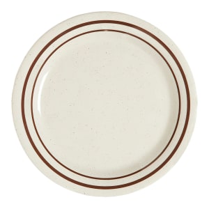 284-BF010U 10" Round Melamine Dinner Plate, White