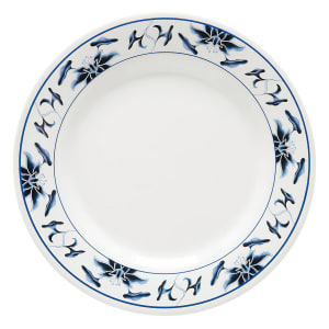 284-M5090B 10 1/2" Round Dinner Plate, Melamine, White
