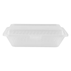 284-EC111CL Rectangular To Go Food Container, 9" x 6 1/2", Polypropylene, Clear