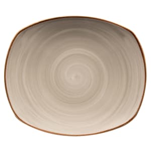 284-PP1607722024 7 1/2" Round Artisan Plate - Porcelain, Gray