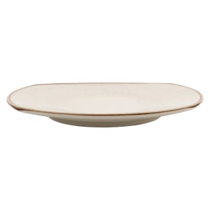 284-PP1605722912 12" Round Artisan Plate - Porcelain, Beige