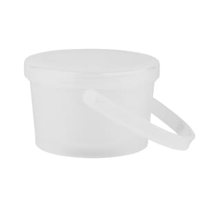 284-EC071CL To Go Food Container, 9" x 9" x 3 1/2", Polypropylene, Clear