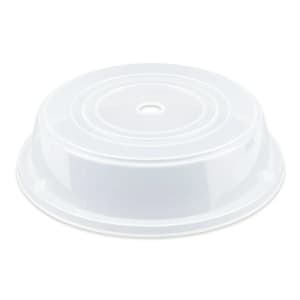 284-CO101CL Cover For 10 3/5" To 11 2/5" Round Plates, Clear Polypropylene