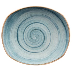 284-PP1604722024 7 1/2" Round Artisan Plate - Porcelain, Blue