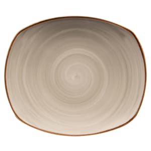 284-PP1607722612 10" Round Artisan Plate - Porcelain, Gray