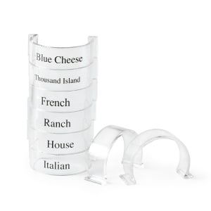 284-CLIPS8CL (8) Salad Dressing Bottle Clips
