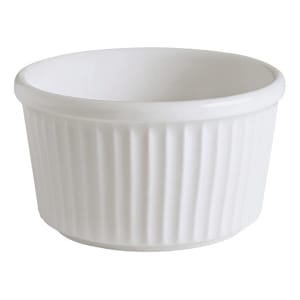 284-PA1101707224 3 2/5 oz Actualite Ramekin - Porcelain, Bright White