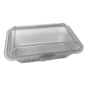 284-EC19CL Rectangular To Go Food Container - 8" x 5 1/2", Polypropylene, Clear