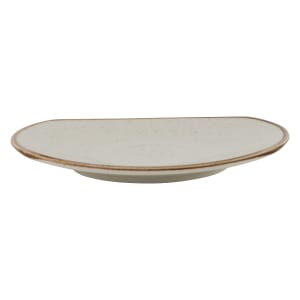 284-PP1605722612 10" Round Artisan Plate - Porcelain, Beige