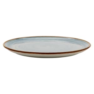 284-PA1604712324 9" Round Artisan Plate - Porcelain, Blue
