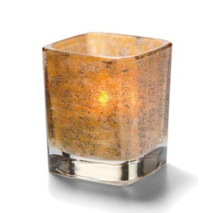 461-6505AG Tetra Votive for HD8, HD12 & HD15, 3 1/2" x 3", Antique Gold