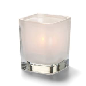 461-6505SL Tetra Votive for HD8, HD12 & HD15, 3 1/2" x 3", Satin Linen
