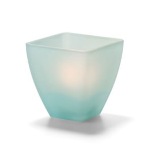461-67SCG Votive Globe, Satin Crystal, Seafoam