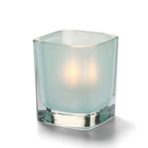 461-6505SSG Tetra Votive for HD8, HD12 & HD15, 3 1/2" x 3", Satin Seafoam