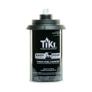 461-TK09424 12 oz Replacement Canister w/ Flame Guard, Long Lasting Wick, 3 1/2 x 6 1/2", Metal