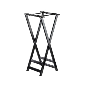 229-11520 38" Folding Tray Stand w/ Black Straps, Black