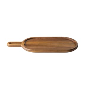 229-11572 Oblong Serving Paddle - 17" x 7 1/4", Acacia Wood