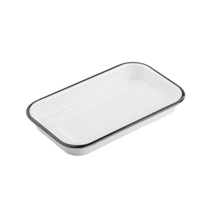 229-11671 Eighth Size Rectangular Sheet Pan - Melamine, White
