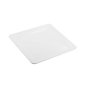 229-11775 14" Square Ridge Collection™ Platter - Melamine, White