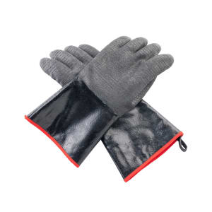 229-11735 13 3/4" High Heat Gloves - Black