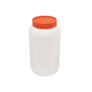 229-JC1064X Polyethylene Backup Unit w/ Orange Color-Coded Cap, Half Gallon
