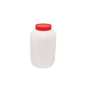 229-JC1128R Polyethylene Backup Unit w/ Red Color-Coded Cap, Gallon Size