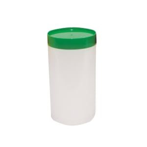 229-JC1032GN Polyethylene Backup Unit w/ Green Color-Coded Cap, Quart Size