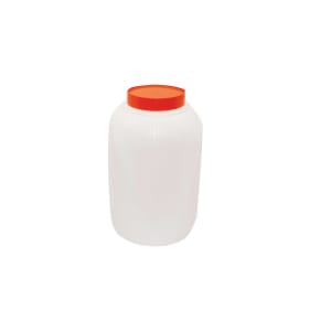 229-JC1128X Polyethylene Backup Unit w/ Orange Color-Coded Cap, Gallon Size
