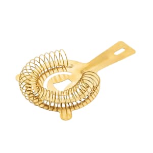 229-11815 2 Prong Bar Strainer - Stainless Steel, Gold