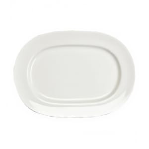 706-HL6506000 13 3/8" x 10" Oval Pristine Platter - China, White