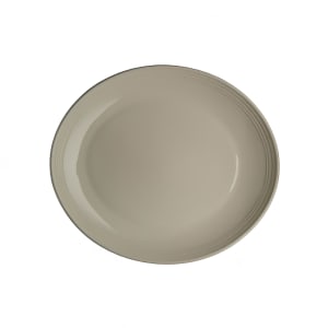 706-HL13259200 13" x 11 1/4" Oval Flipside Platter - China, Ivory