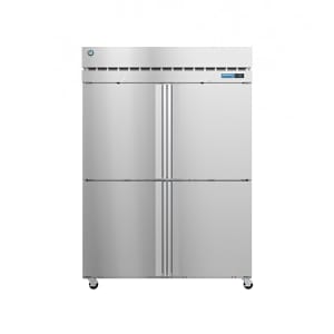 440-R2AHA Steelheart 55" Two Section Reach In Refrigerator, (4) Left/Right Hinge Solid Doors...